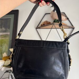 Coach mini Zoe in black leather